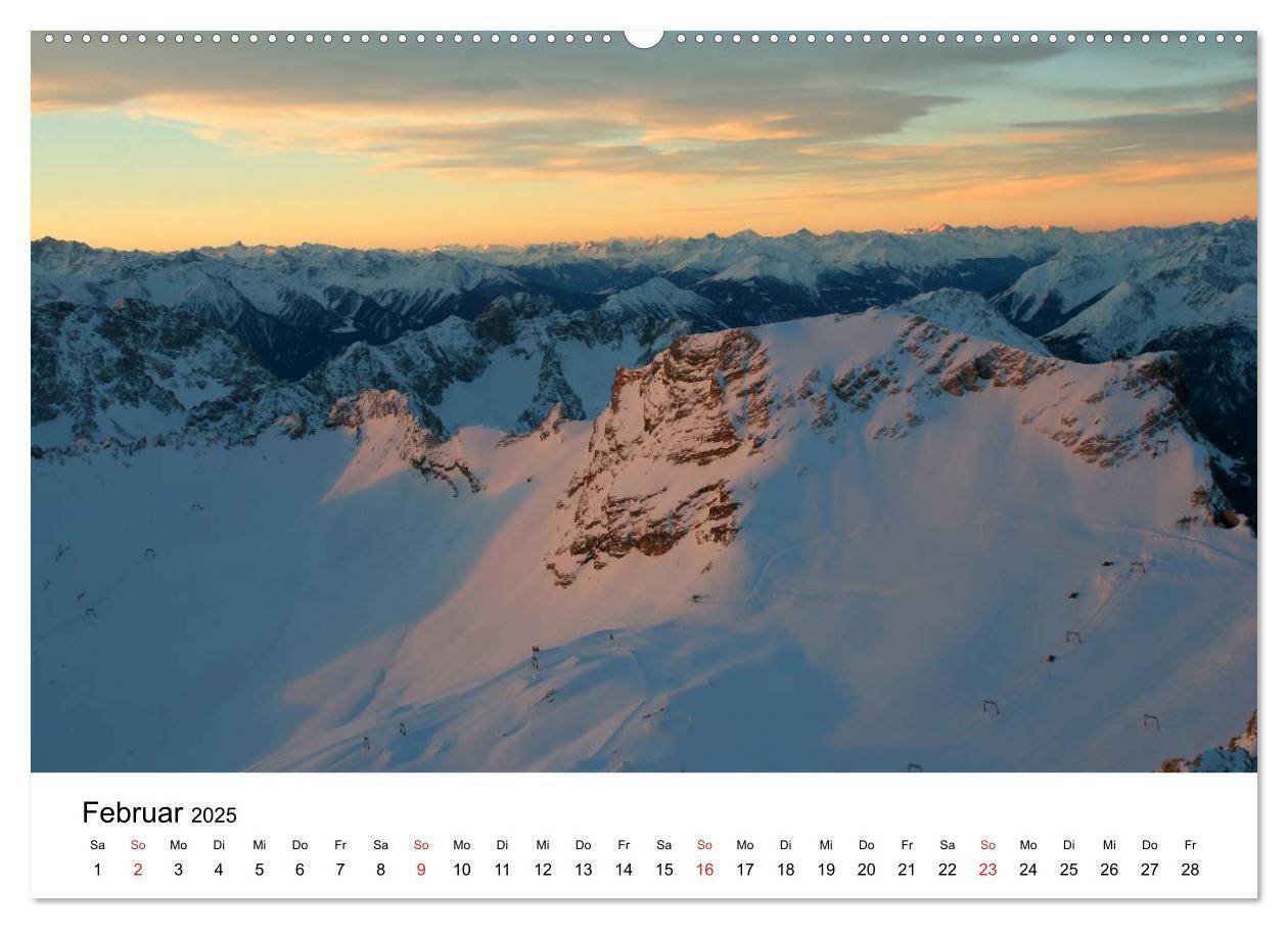 Bild: 9783435561308 | Berge und Seen rund um die Zugspitze (Wandkalender 2025 DIN A2...