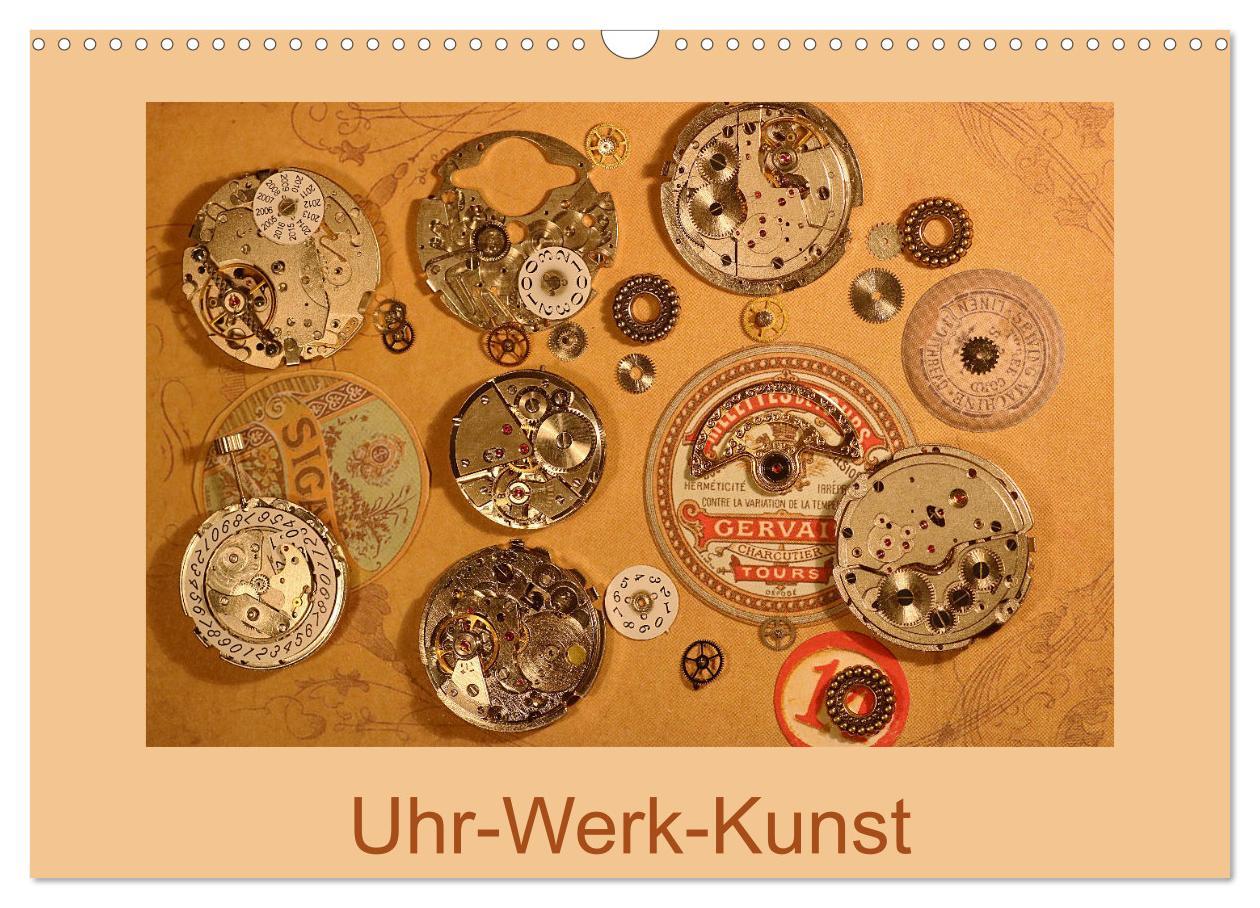 Cover: 9783435318742 | Uhr-Werk-Kunst (Wandkalender 2025 DIN A3 quer), CALVENDO...