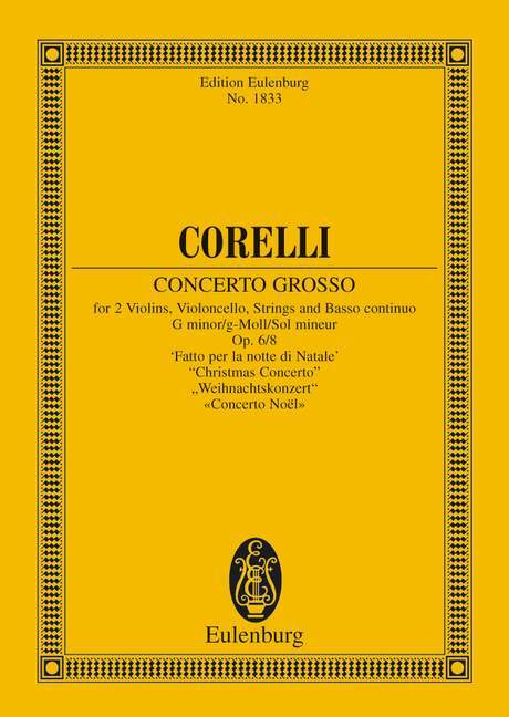 Cover: 9783795767242 | Concerto grosso g-Moll | Arcangelo Corelli | Buch | 32 S. | Deutsch