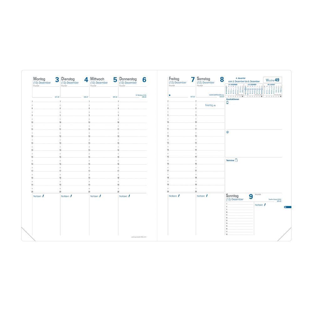 Bild: 3371010127832 | Trinote VZ Impala schwarz | Tischkalender | Kalender | Deutsch