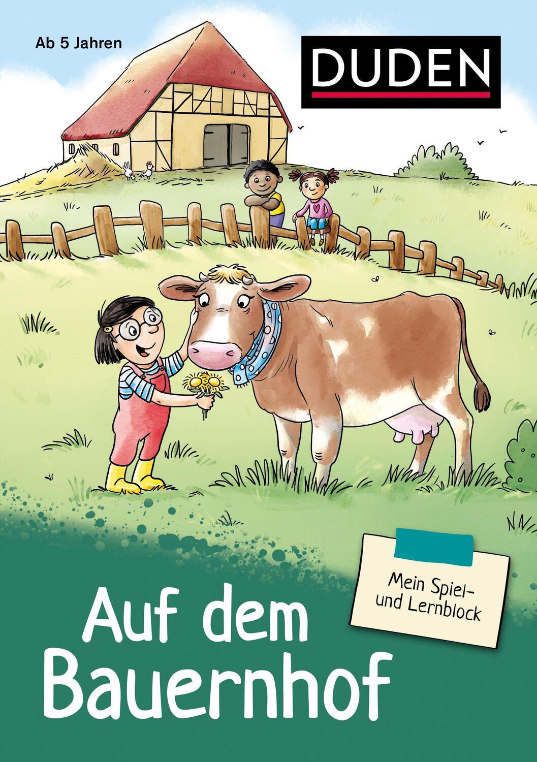 Cover: 9783411770427 | Mein Spiel- und Lernblock 2 - Auf dem Bauernhof | Marion Krause | Buch
