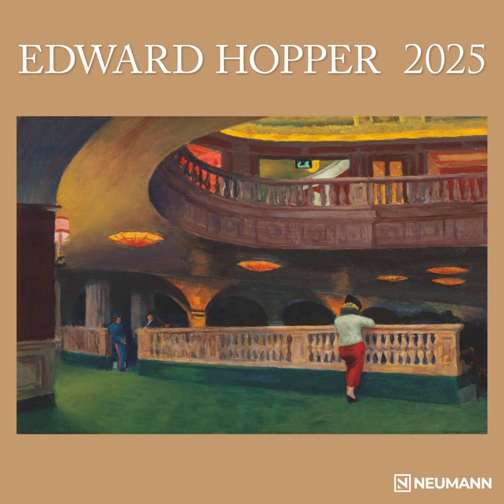 Cover: 4002725987990 | N NEUMANNVERLAGE - Edward Hopper 2025 Broschürenkalender, 30x30cm,...