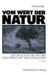 Cover: 9783531120560 | Vom Wert der Natur | Hans Immler | Taschenbuch | EAN 9783531120560