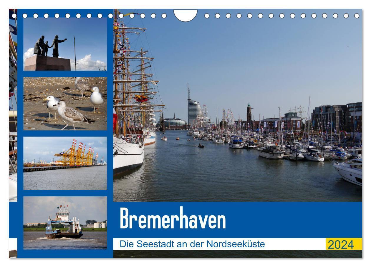 Cover: 9783383147296 | Bremerhaven. Die Seestadt an der Nordseeküste (Wandkalender 2024...