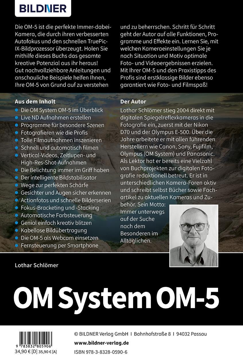 Rückseite: 9783832805906 | OM System OM-5 | Das umfangreiche Praxisbuch zu Ihrer Kamera! | Buch