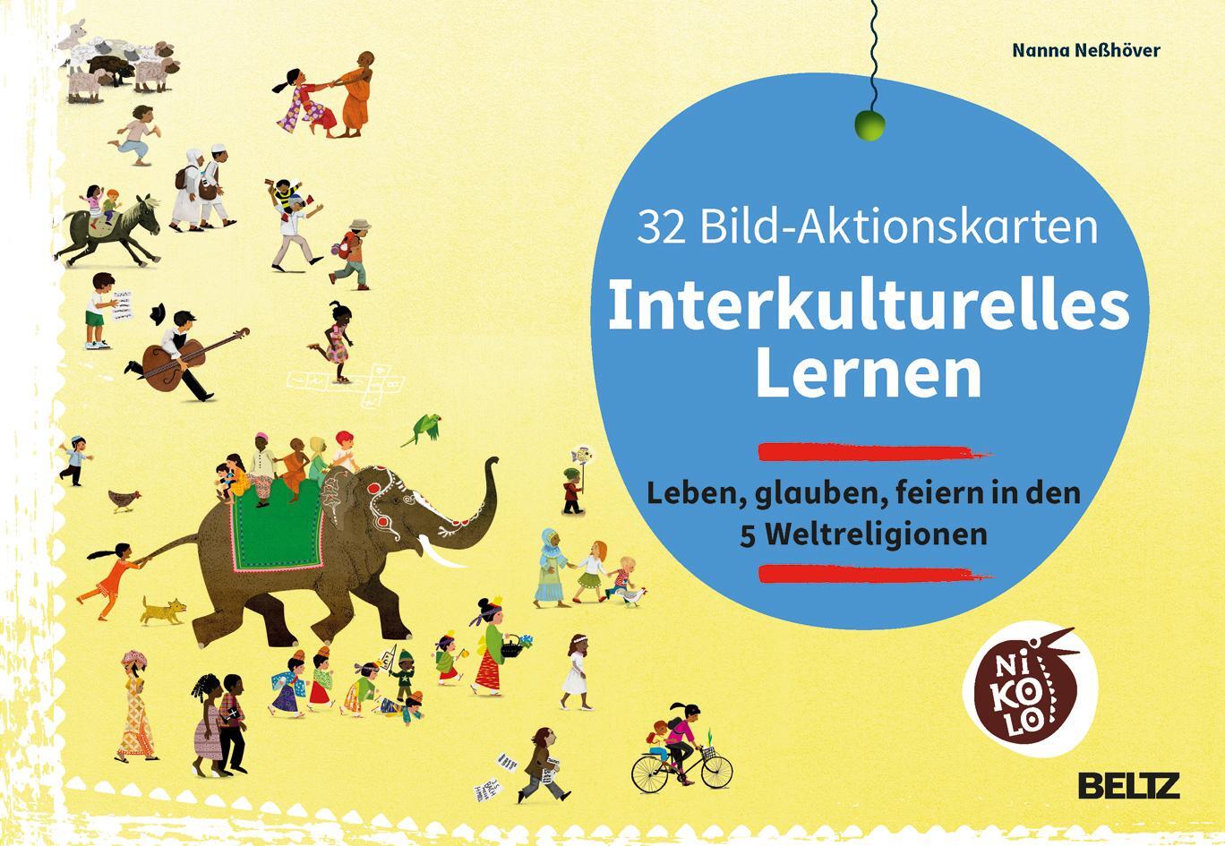 Cover: 9783407727596 | 32 Bild-Aktionskarten Interkulturelles Lernen. Leben, glauben,...
