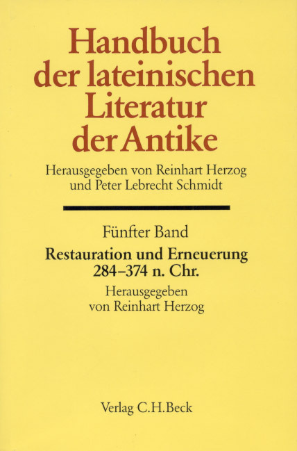 Cover: 9783406318634 | Handbuch der lateinischen Literatur der Antike Bd. 5: Restauration...