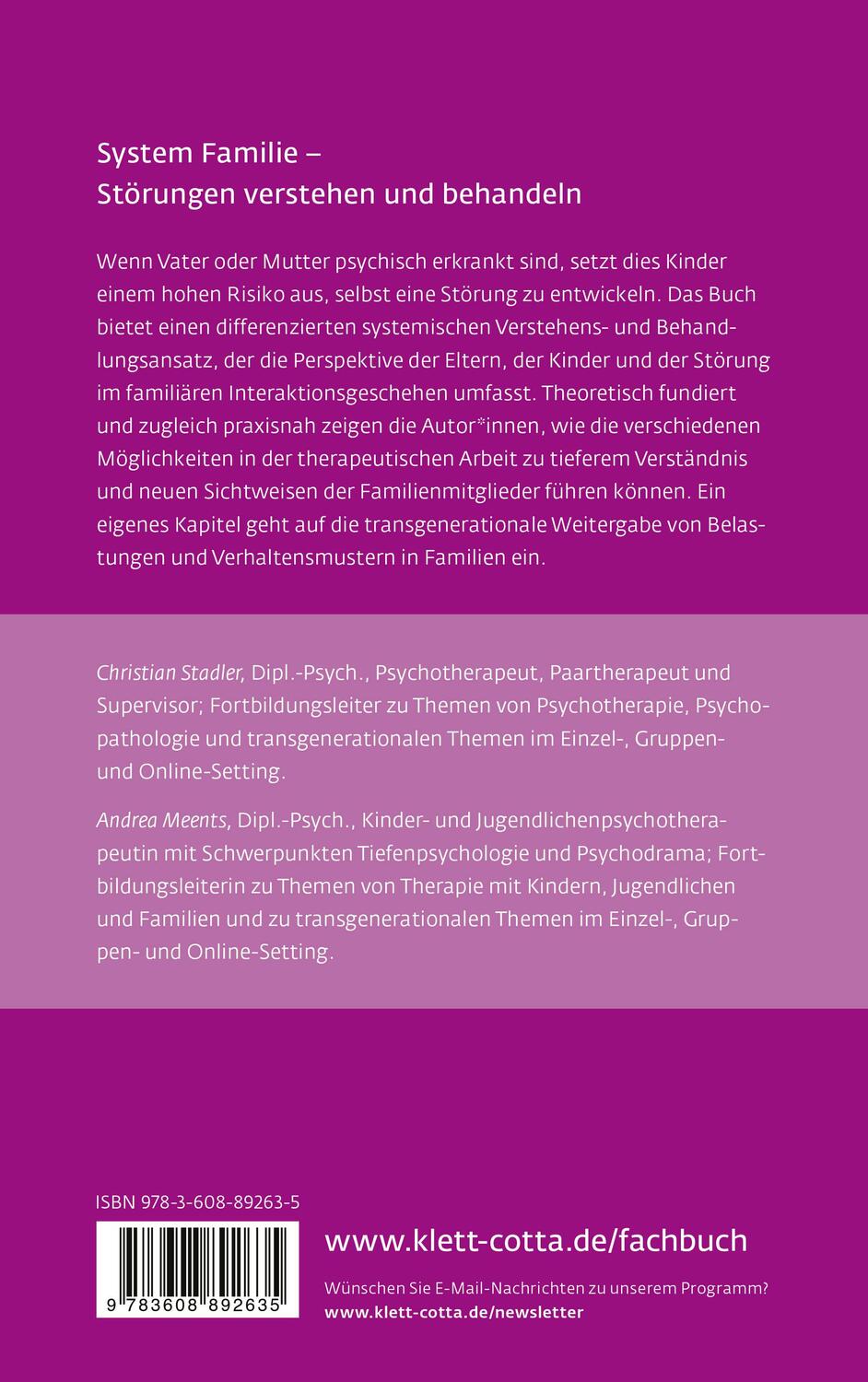 Rückseite: 9783608892635 | Verstörende Beziehungen (Leben Lernen, Bd. 325) | Stadler (u. a.)