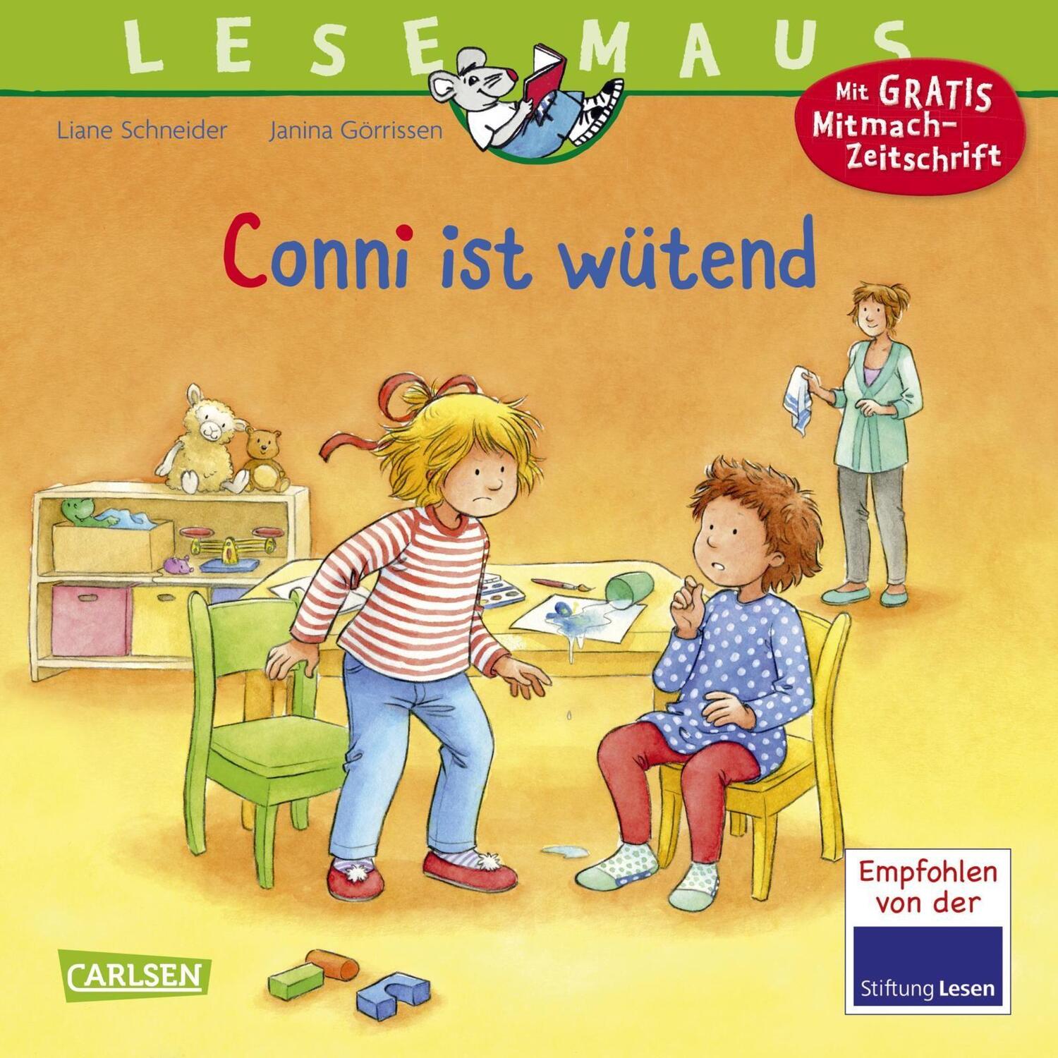 Cover: 9783551084866 | LESEMAUS 86: Conni ist wütend | Liane Schneider | Taschenbuch | 24 S.