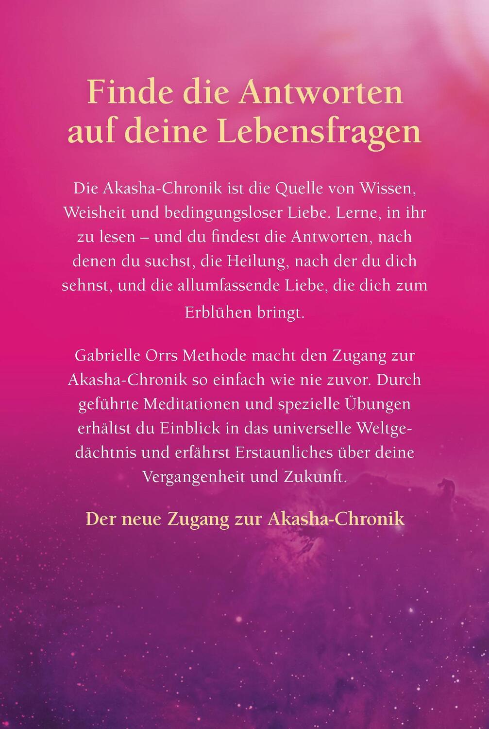 Rückseite: 9783778775011 | Akasha-Chronik. One True Love | Gabrielle Orr | Buch | Deutsch | 2015