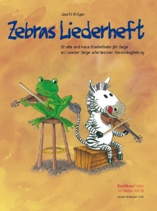 Cover: 9790004182987 | Zebras Liederheft | Joschi Krüger | Broschüre | 39 S./20 S. | Deutsch