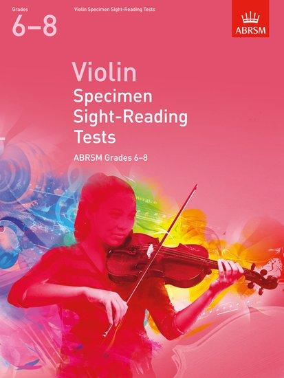 Cover: 9781848493476 | Violin Specimen Sight-Reading Tests, ABRSM Grades 6-8 | from 2012