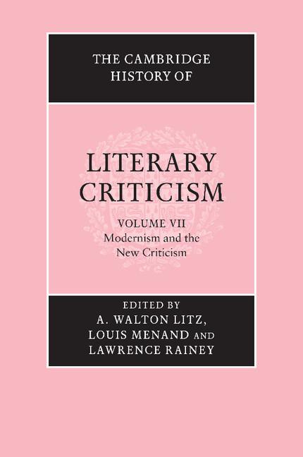 Cover: 9780521317238 | Modernism and the New Criticism | A. Walton Litz (u. a.) | Taschenbuch