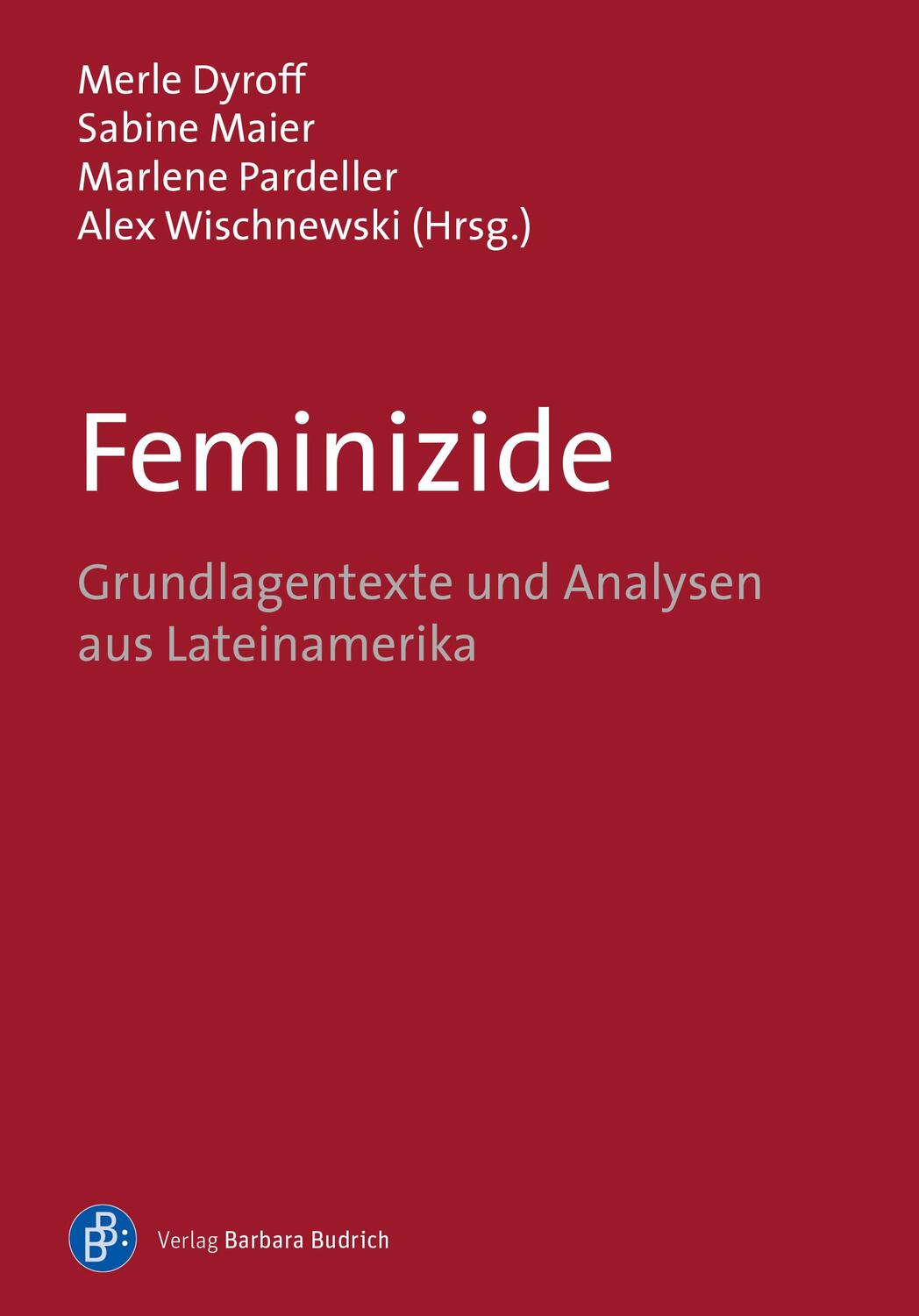 Cover: 9783847426363 | Feminizide | Grundlagentexte und Analysen aus Lateinamerika | Buch