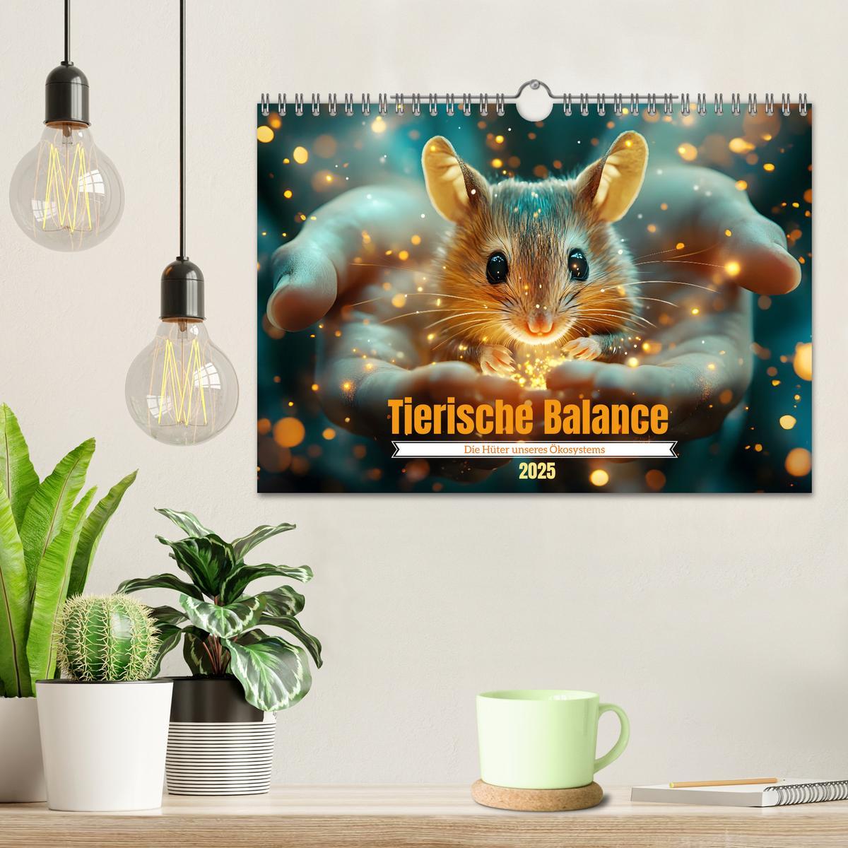 Bild: 9783457241936 | Tierische Balance (Wandkalender 2025 DIN A4 quer), CALVENDO...