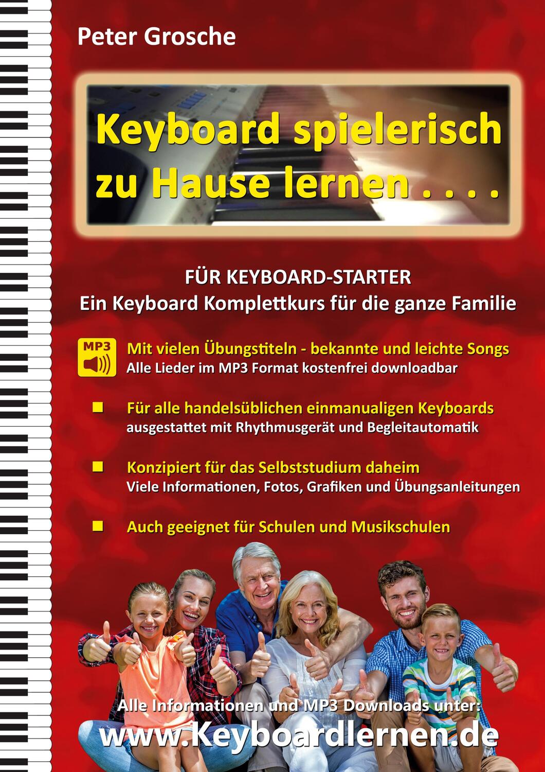 Cover: 9783755783572 | Keyboard spielerisch zu Hause lernen - für Keyboard Starter | Grosche