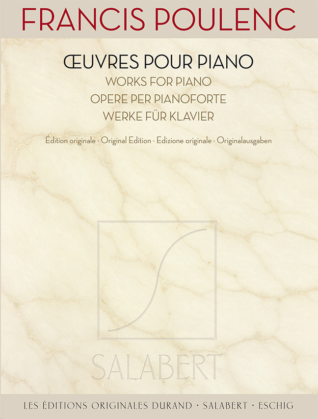 Cover: 9790048060470 | uvres pour piano | Francis Poulenc | Buch | 2014 | Editions Salabert