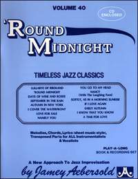 Cover: 635621000407 | Aebersold Vol. 40 Round Midnight | Jazz Play-Along Vol.40 | Aebersold