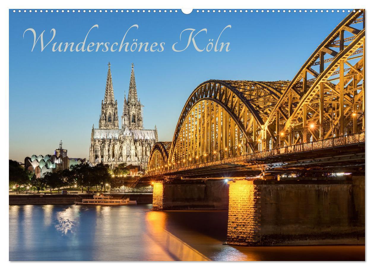 Cover: 9783675794474 | Wunderschönes Köln (Wandkalender 2024 DIN A2 quer), CALVENDO...