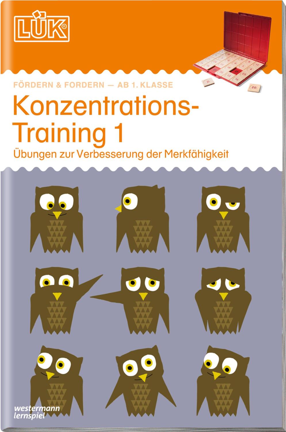 Cover: 9783837709018 | LÜK. KKonzentrationstraining 1: Übungen zur Verbesserung der...