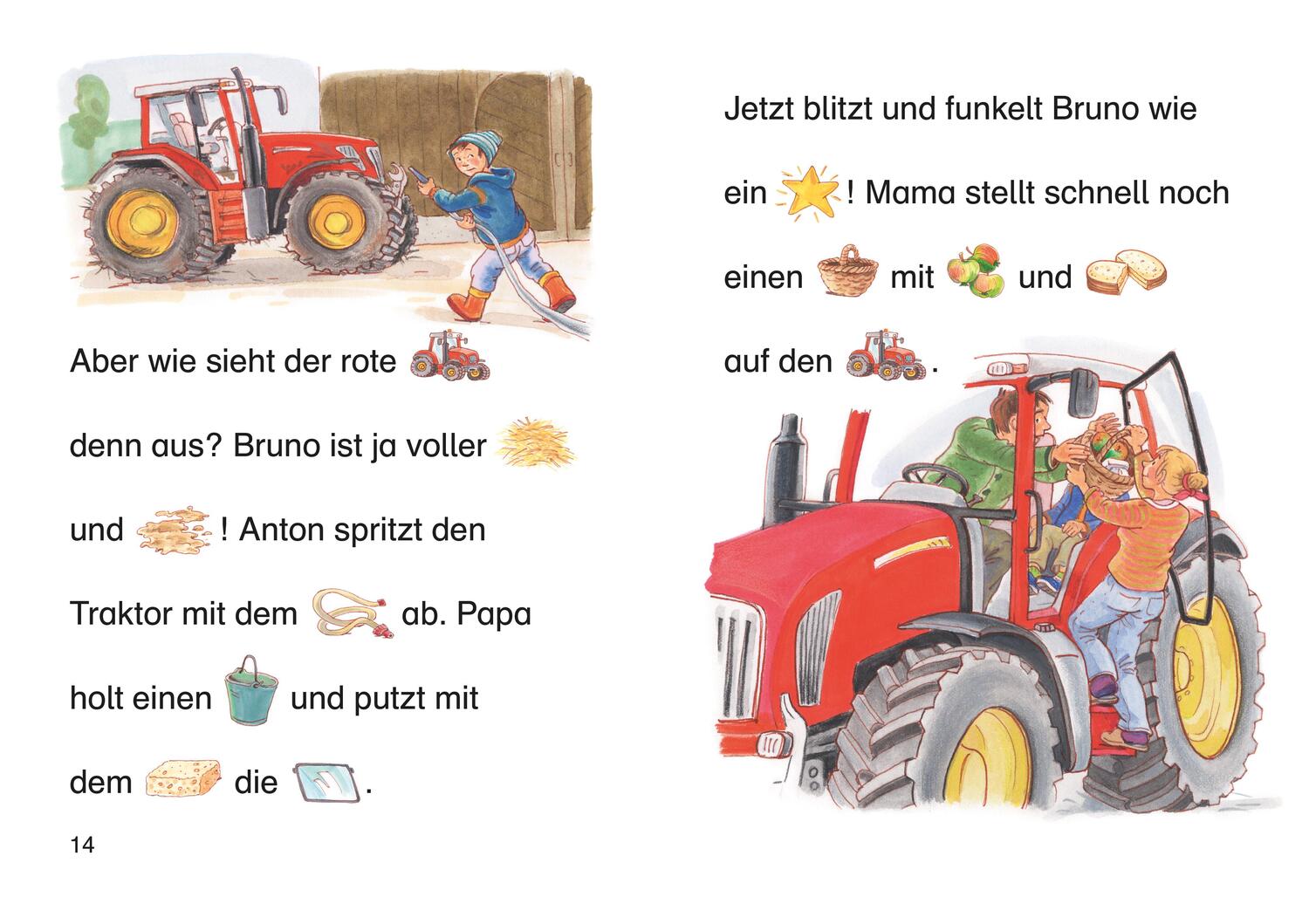 Bild: 9783743205130 | Bildermaus - Achtung, Traktor im Einsatz! | Henriette Wich | Buch