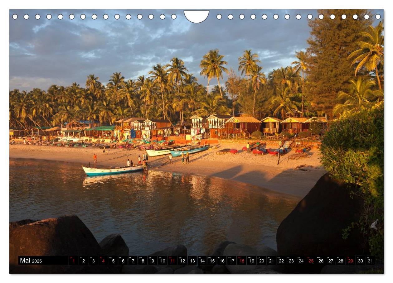 Bild: 9783435626557 | Indien - Goa (Wandkalender 2025 DIN A4 quer), CALVENDO Monatskalender