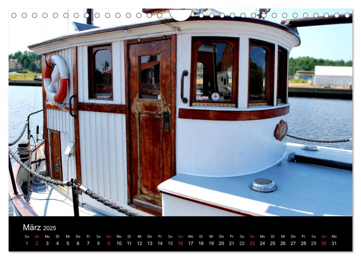 Bild: 9783435837489 | Boote (Wandkalender 2025 DIN A4 quer), CALVENDO Monatskalender | 2025