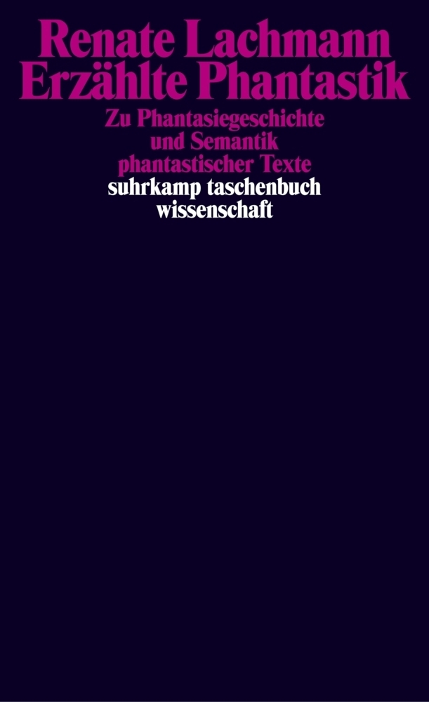 Cover: 9783518291788 | Erzählte Phantastik | Renate Lachmann | Taschenbuch | Suhrkamp