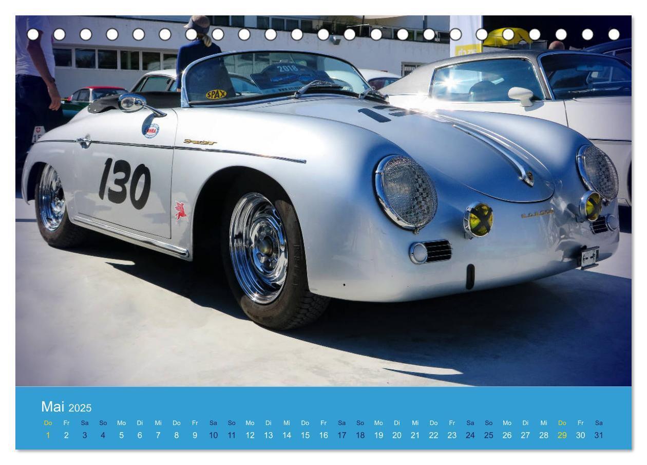 Bild: 9783435133451 | Porsche Classics (Tischkalender 2025 DIN A5 quer), CALVENDO...