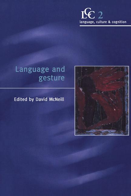 Cover: 9780521777612 | Language and Gesture | David Mcneill | Taschenbuch | Englisch | 2003