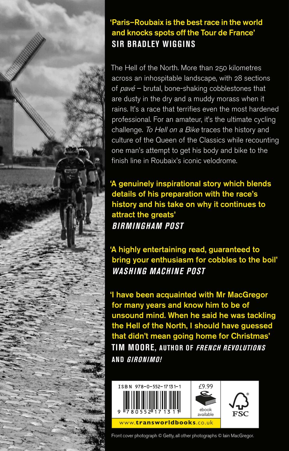 Rückseite: 9780552171311 | To Hell on a Bike | Riding Paris-Roubaix: The Toughest Race in Cycling