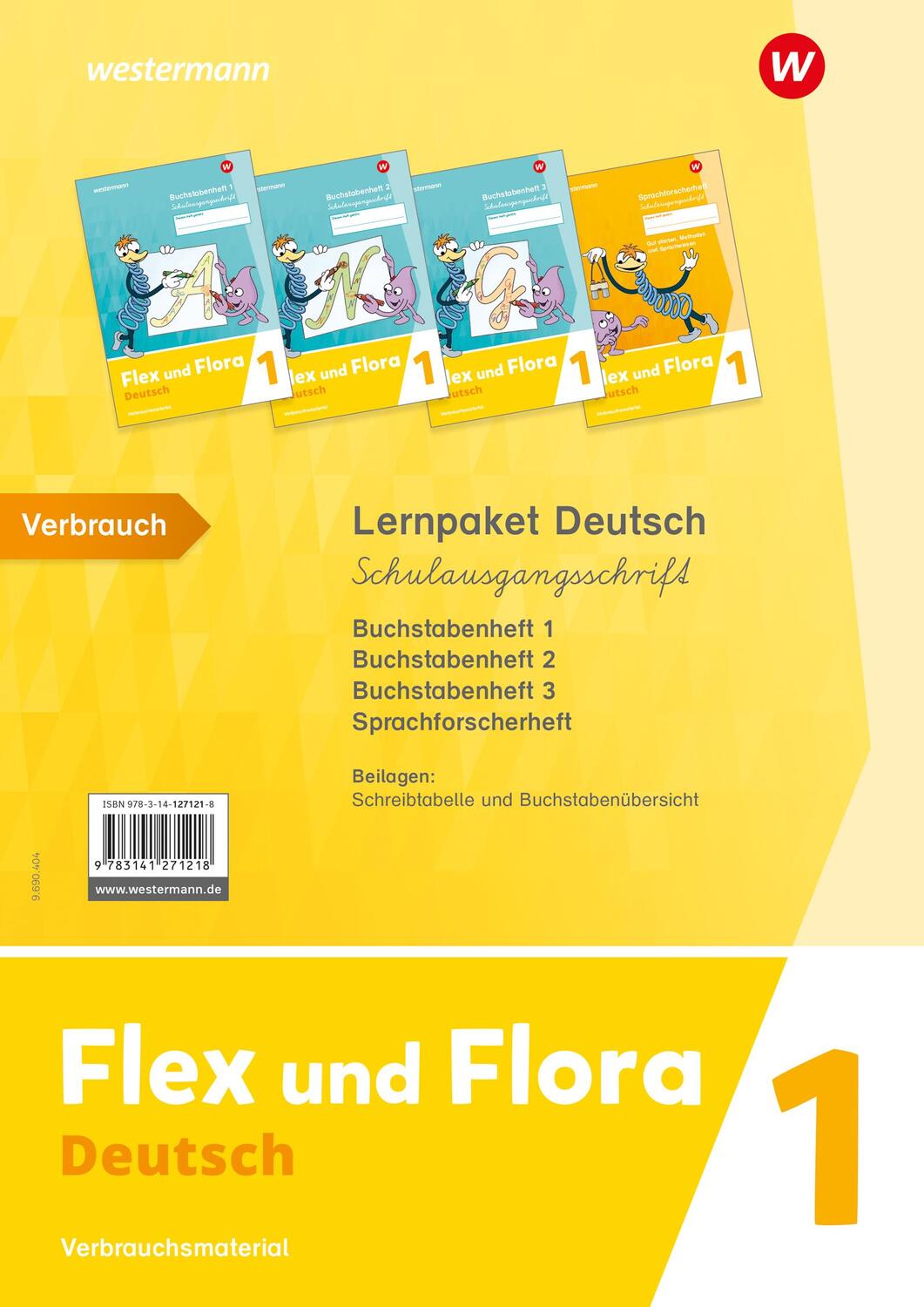Cover: 9783141271218 | Flex und Flora. Lernpaket Deutsch 1 (Schulausgangsschrift)...