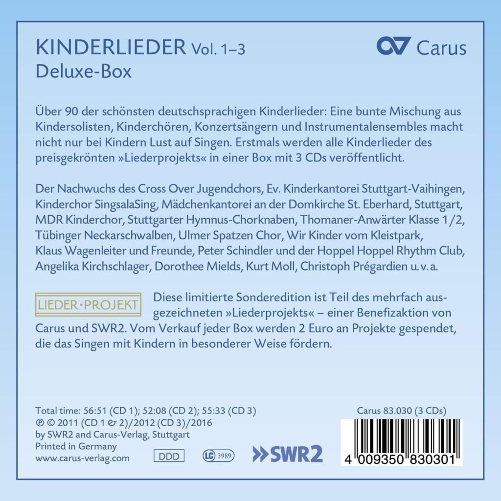 Bild: 4009350830301 | Kinderlieder Vol. 1-3 - Deluxe-Box | Audio-CD | 3 Audio-CDs | 2016