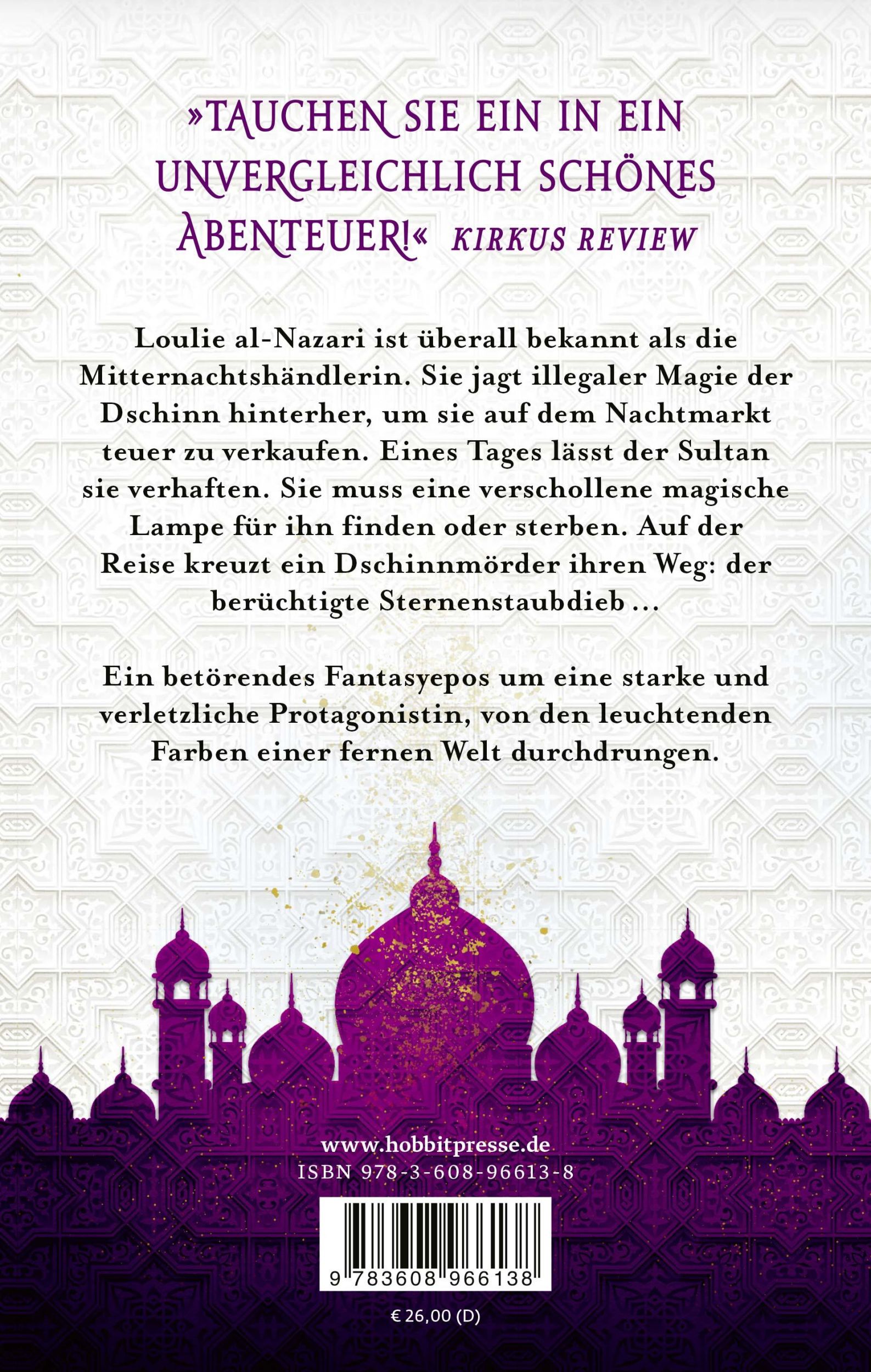 Rückseite: 9783608966138 | Der Sternenstaubdieb | Chelsea Abdullah | Buch | 576 S. | Deutsch