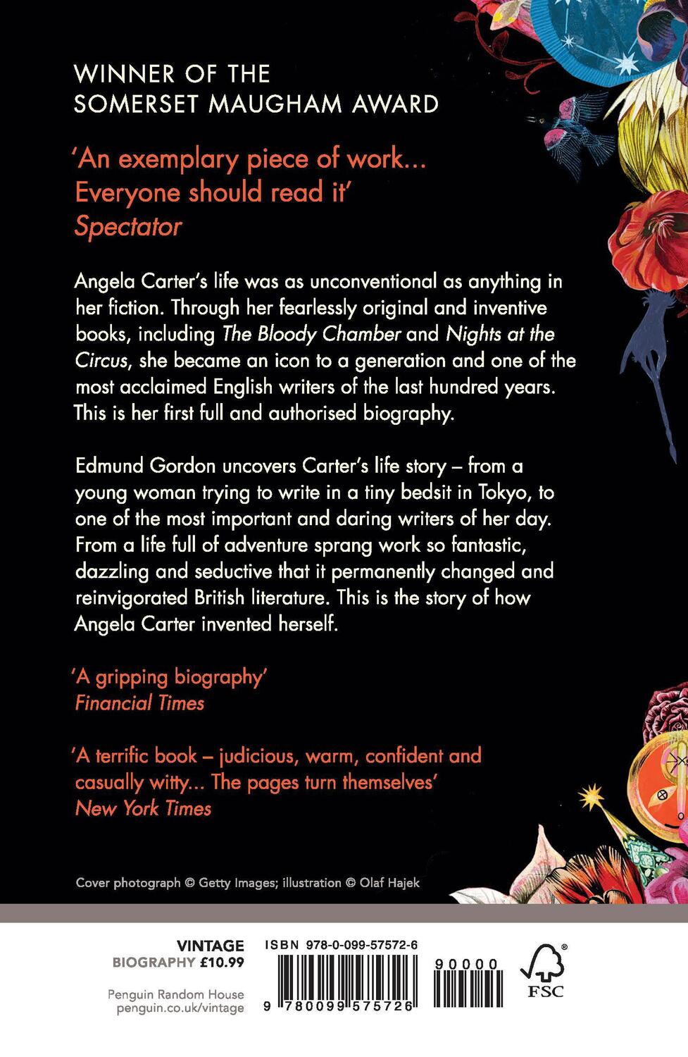 Rückseite: 9780099575726 | The Invention of Angela Carter | A Biography | Edmund Gordon | Buch