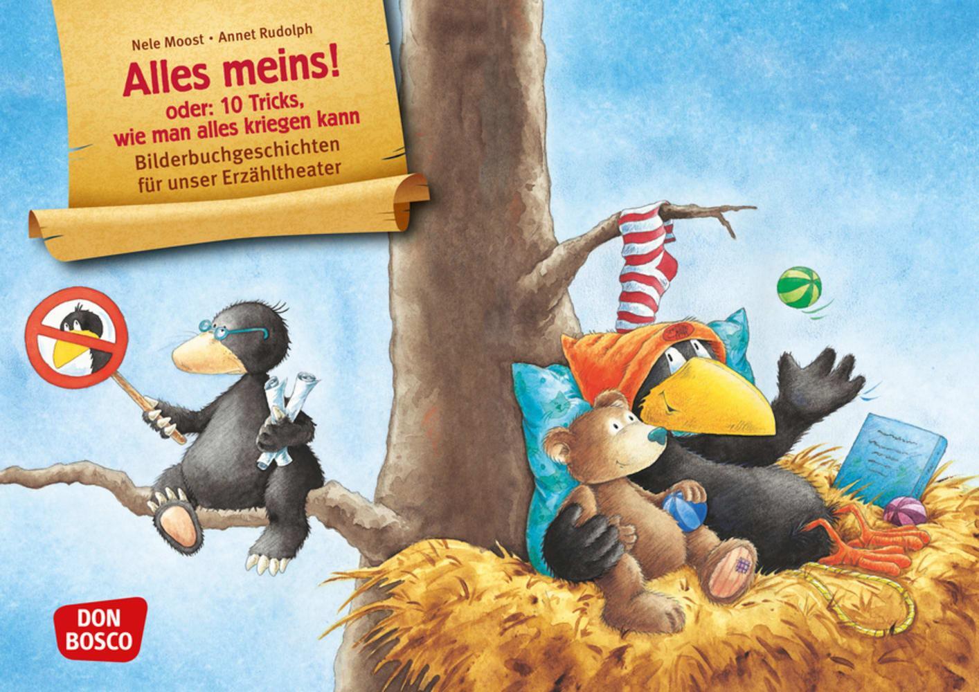 Cover: 4260179515033 | Der kleine Rabe Socke: Alles meins! Kamishibai Bildkartenset. | Moost