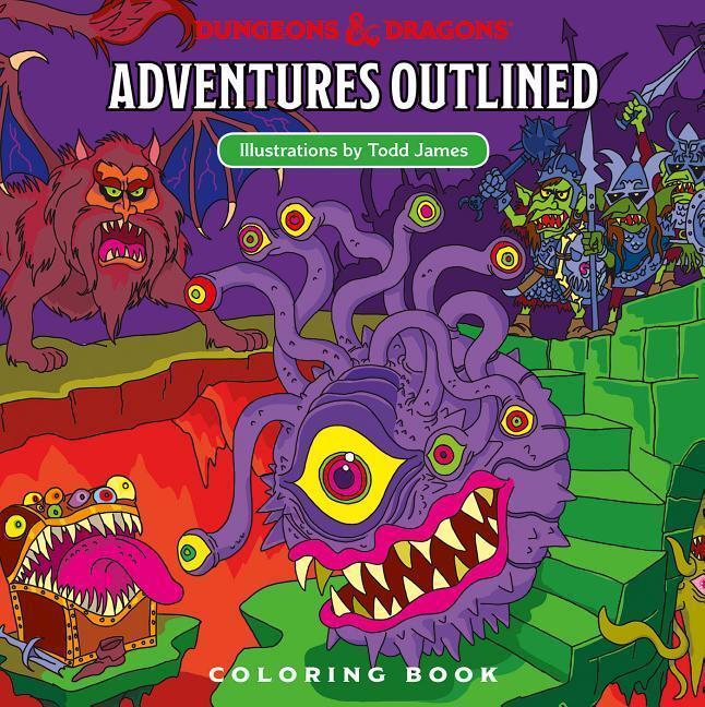 Cover: 9780786966646 | D&amp;D Adventures - Outlined Coloring Book | Todd James | Taschenbuch