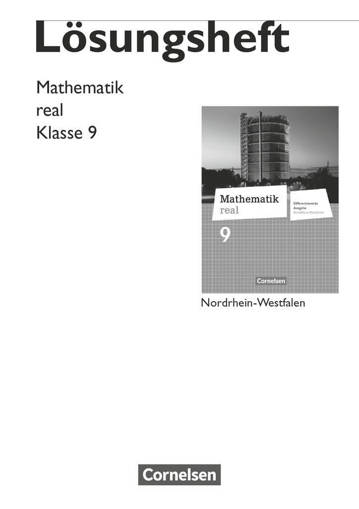 Cover: 9783060066766 | Mathematik real 9. Schuljahr. Lösungen zum Schülerbuch....
