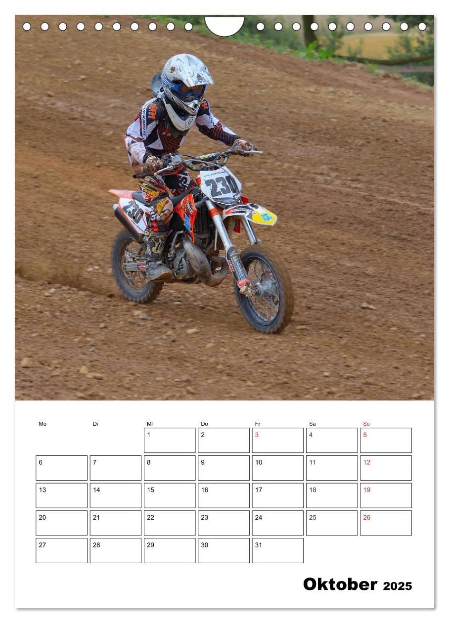 Bild: 9783457079751 | Motocross Terminplaner (Wandkalender 2025 DIN A4 hoch), CALVENDO...