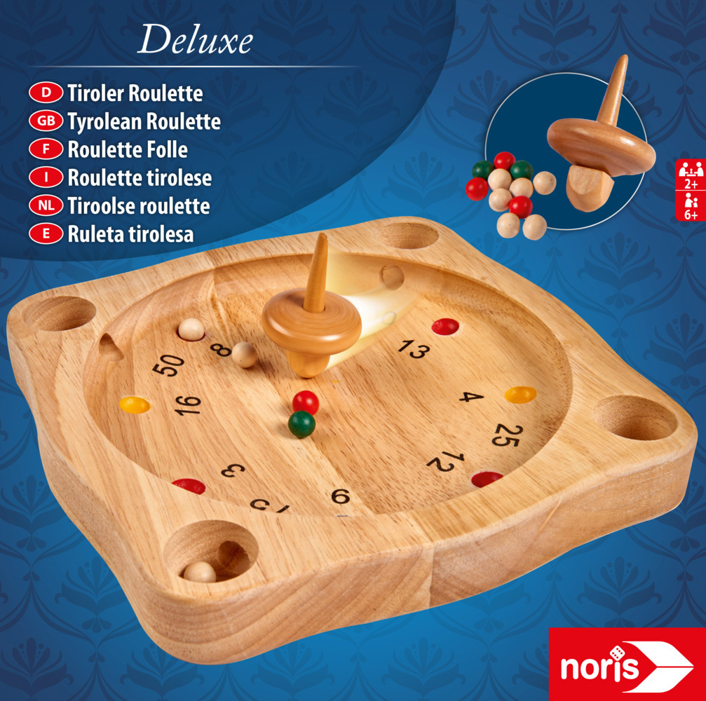 Cover: 4000826003793 | Deluxe Tiroler Roulette (Spiel) | Spiel | In Spielebox | 606101930