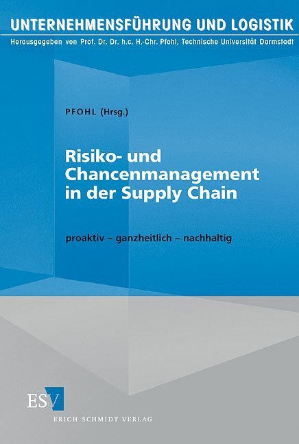 Cover: 9783503066742 | Risiko- und Chancenmanagement in der Supply Chain | Pfohl | Buch