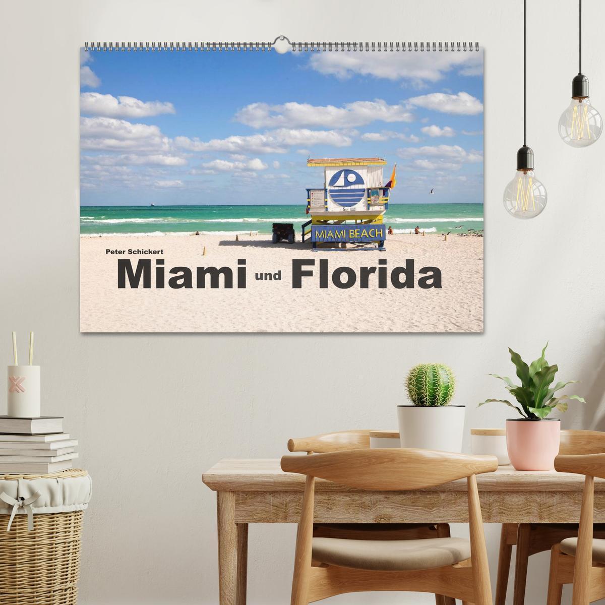 Bild: 9783435743261 | Miami und Florida (Wandkalender 2025 DIN A2 quer), CALVENDO...