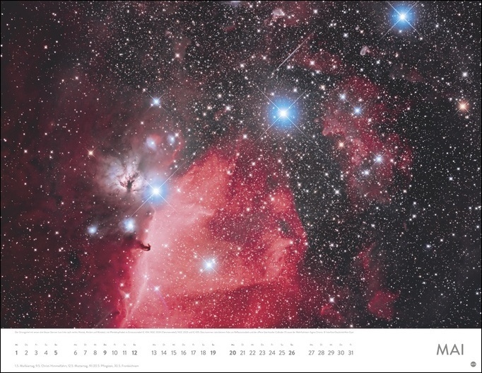 Bild: 9783756403035 | Das Universum Posterkalender 2024. Fotokalender mit Spiralgalaxien...
