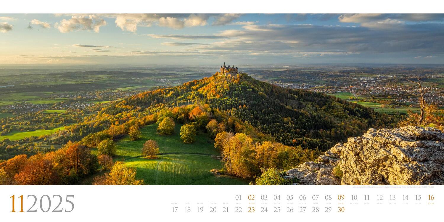 Bild: 9783838425498 | Deutschland - Panorama Kalender 2025 | Ackermann Kunstverlag | 14 S.