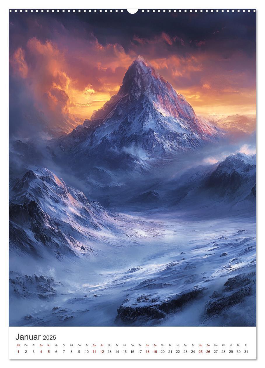 Bild: 9783457205570 | Midgard - Mythische Landschaften des Nordens (Wandkalender 2025 DIN...