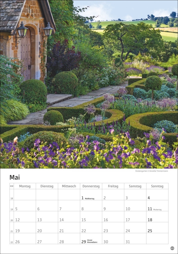 Bild: 9783756405572 | Gartenzauber Kalender 2025 | Kalender | Spiralbindung | 13 S. | 2025