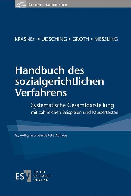 Cover: 9783503206292 | Handbuch des sozialgerichtlichen Verfahrens | Krasney (u. a.) | Buch