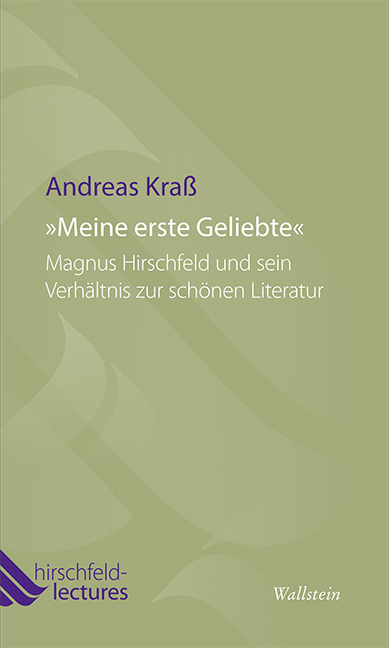 Cover: 9783835312630 | 'Meine erste Geliebte' | Andreas Kraß | Taschenbuch | 80 S. | Deutsch