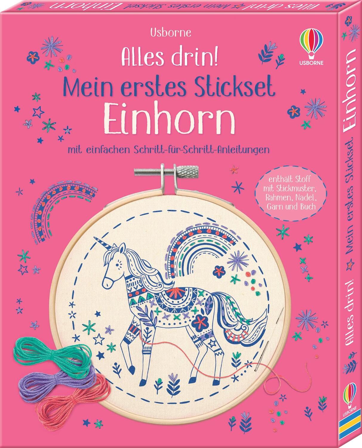 Cover: 9781789418507 | Alles drin! Mein erstes Stickset: Einhorn | Lara Bryan | Stück | 16 S.