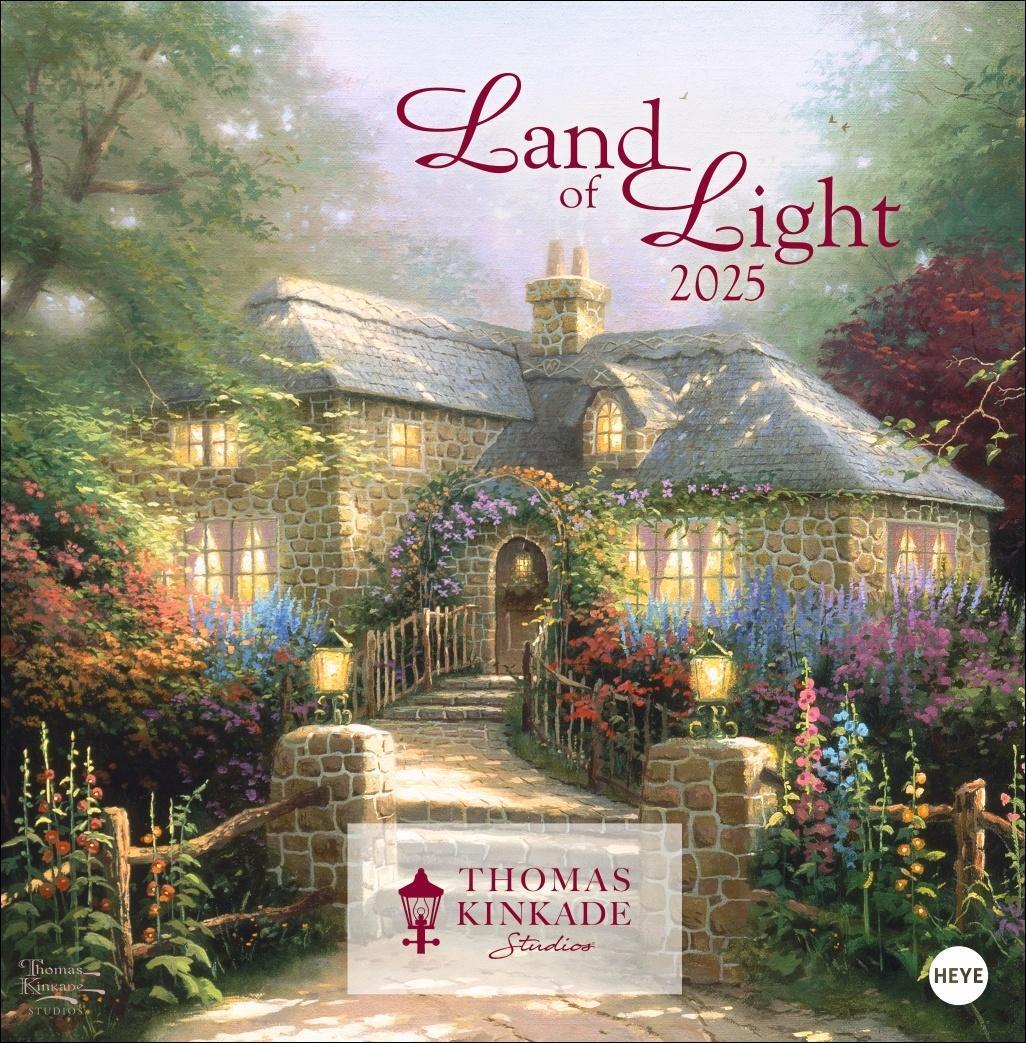 Cover: 9783756405510 | Thomas Kinkade: Land of Light Broschurkalender 2025 | Thomas Kinkade